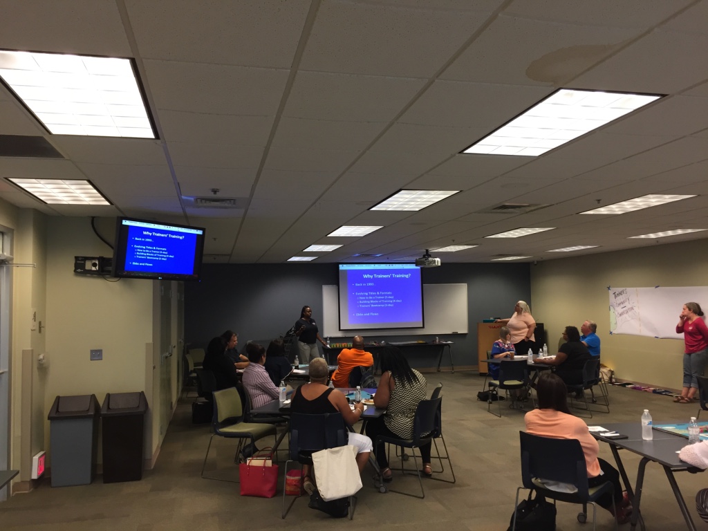 Q & A during the Trainers' Community Conversation