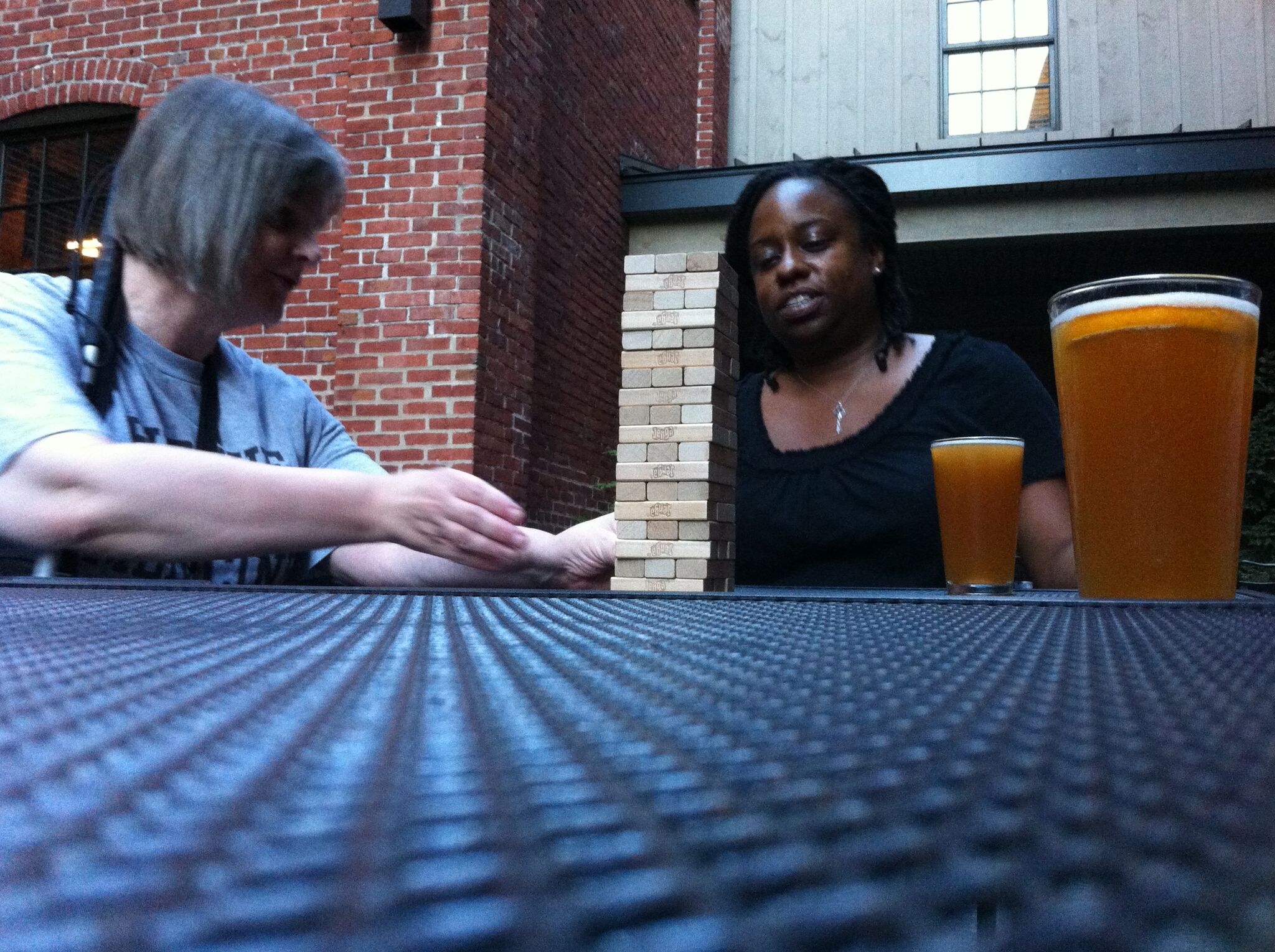 Jenga anyone - relaxing at a Networks' retreat