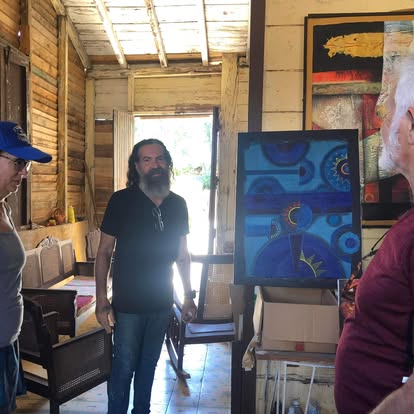 Photo from open studios