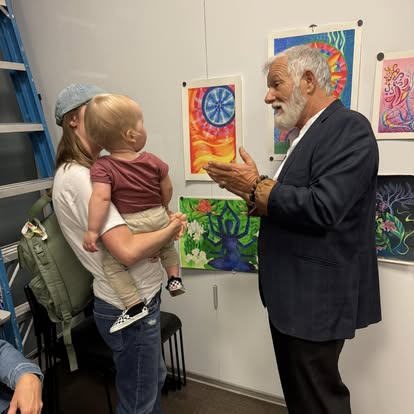 Photo from open studios