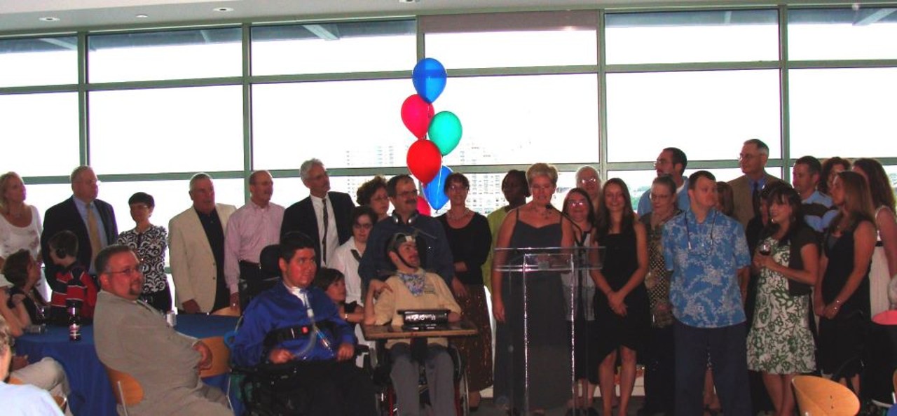 Networks staff, board members and friends at the 25th anniversary party.