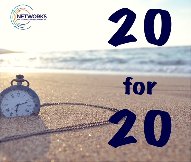 20 for 20 podcast logo